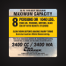 Sea Chaser 2400 CC / 2400 WA Boat Capacity Decal