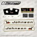 1965 Johnson 5 hp decal set 0380213