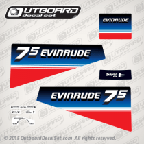 1980 Evinrude 7.5 8hp decal set (Outboards)
