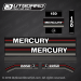1991-1993 Mercury 150 hp Black Max oil injected decal set 813220A89, 9742A88