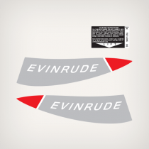 1965 Evinrude 9.5 hp decal set 0279116