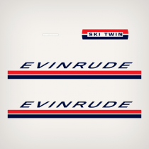 1969 Evinrude 33 hp Ski Twin decal set 0279107 