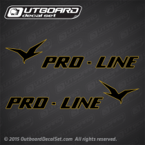 Pro-line logo decal set with Outline