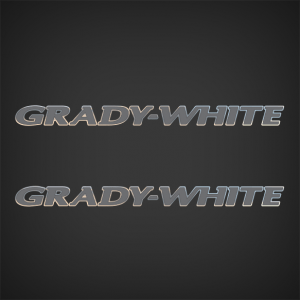2017 GRADY WHITE DOMED DECAL SET 