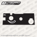 1986 1987 1988 1989 1990 Evinrude/Johnson 9.9-15 hp Control decal