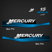 1999-2006 Mercury 15 Hp SeaPro Decal Set 826305A01   