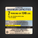 1851 CC DC WA - SEASWIRL BOATS INC. Boat Capacity decal