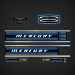 1972 Mercury 1150 - 115 hp decal set