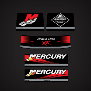 1998-2002 Mercury MerCruiser Racing  Bravo One XR Decal Set  881763A00