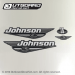 1999-2000 Johnson 15 hp decal set 0346661, 0346665, 5001174