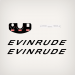 1963 Evinrude 5.5 hp fisherman decal set 