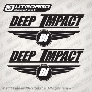 Deep Impact Boats New Logo Decal Set