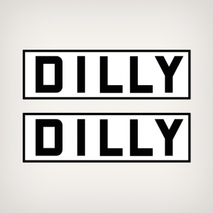 Dilly Trailer Logo Decal Set 