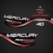 1998-1999 Mercury 40 hp Fourstroke decal set 854695A98