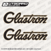 1964 Glastron Boat Decal Set MADE IN AUSTIN TEXAS TRADE MARK REG.