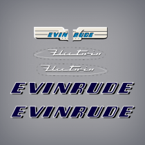 N-1953 Evinrude 7.5 hp Fleetwin decal set 7512, 7513