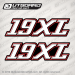 Stratos 19XL decal set
