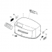 1995-1997 Evinrude 115 hp Intruder V4 motor diagram 0284741, 0284743, 0284645, 0284646, 0284744, 0284852, 0284853, 0284854 