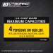 1992 Quantum Marine Boat Capacity decal 52464