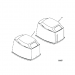 Top Cowl Diagram 38057 - 813010A8 813010A14 9868A 1996-2006 Mercury Tracker 60 hp engine cover 1996 1997 1998 1999 2000 2001 2002 2003 2004 2005 2006