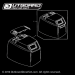 1994-1995 Mercury 90 Design I 2 stroke decal set 823417A96, 828353A12, 822360A14, 822360A15, 822361A15, 822360A16, 822361A16
