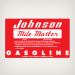 1956 Johnson Mile Master 4 U.S Gallons Gasoline Tank decal