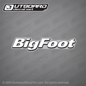 2003-2013 Mariner Big Foot Decal