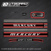 1970 Mercury 400 - 40 hp decal set