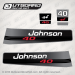 1992-1996 Johnson 40 hp decal set