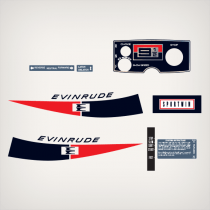1971 Evinrude 9.5 hp Sportwin decal set