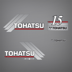 NEW-1996-2005 Tohatsu 15 hp decal set M15D2