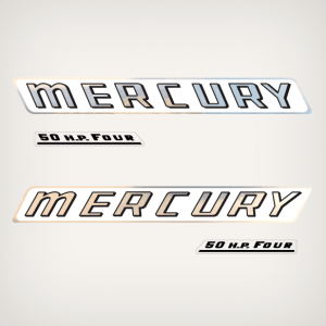 1961 Mercury 500 - 50 hp decal set 