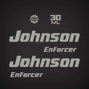 2003-2004 Johnson Enforcer 30 hp decal set 5005519*