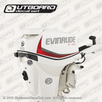 2011, 2012, 2013, 2014 Evinrude 30 hp E-TEC decal set White Models 0216398, 0216456, 0216457, 0216459, 0215558, 0215774, 0285824
