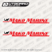 Mako Marine Decal Set #7