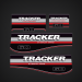 1996 1997 1998 1999 2000 2001 2002 2003 2004 2005 2006 Mercury Tracker 60 hp decal set 824733A96 2 Stroke 3 cylinder