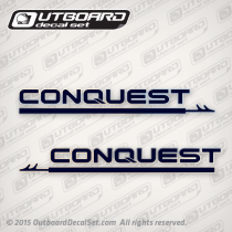Boston Whaler Conquest decal set