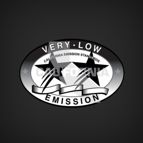 California 2 Stars Very Low emission decal 88343311