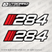 1991-1997 Stratos 284 decal set