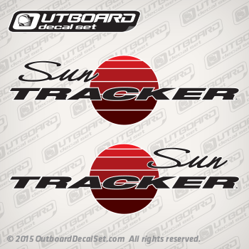 1998 Sun Tracker decal set 44 inches long (Boat Decals)