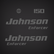 2003, 2004, 2005 Johnson Enforcer 150 hp decal set