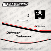 1984 Johnson 2 hp decal set 0393960, 0282541