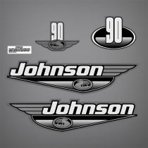 1999-2000 Johnson 90 hp decal set 0346477, 0346707, 0346690, 0346475, 0346476, 0346706, 5001091, 5001380, 5001188