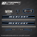 1973 Mercury 110 - 9.8 hp decal set