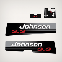 1993-1996 Johnson 3.3 hp decal set 0114894