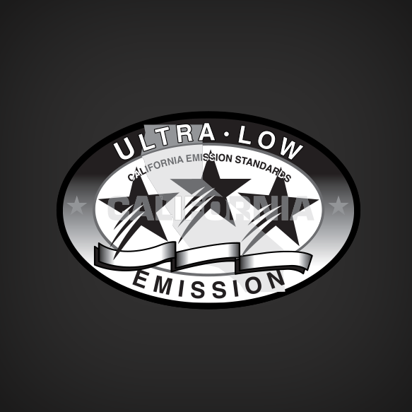 3 Stars Ultra-Low emission California decal (Outboards) 88343312 DECAL California Ultra Low Emissions