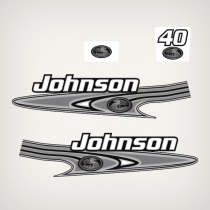 2001 Johnson 40 Hp Decal Set 