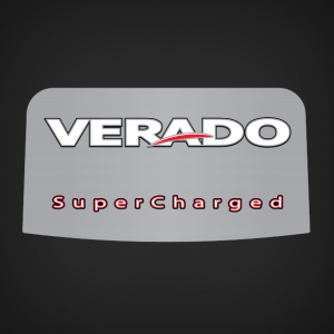 2006-2007 Mercury Verado SuperCharged 4S (135, 150, 175, 200 hp) air dam cap decal 895845T