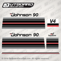 1982 Johnson 90 hp V4 decal set 0392387, 0391830