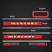 NEW- 1969 Mercury 1250 - 125 hp decal set